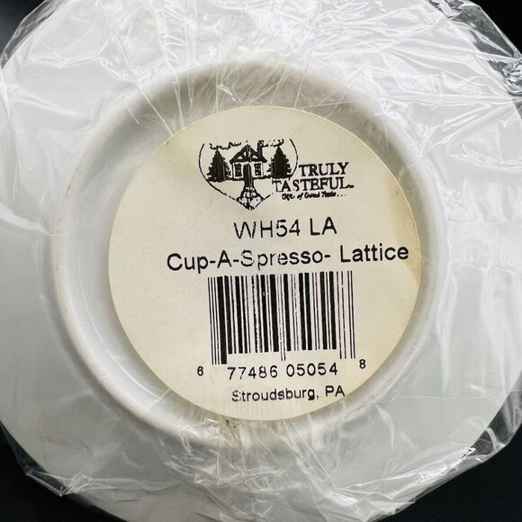 Elegant Espresso Cup & Saucer Gift Set With Gold Spoon Gift Set - Picture 8 of 10